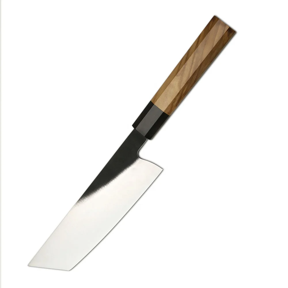 Profesionální nůž na zeleninu, Hikari - nerezová ocel 440C s rukojetí z olivového dřeva Premium 18 cm - Hikari