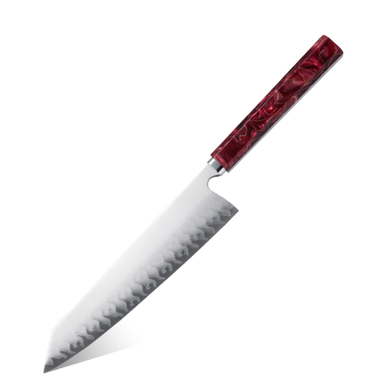 Hikari Kiritsuke nůž – profesionální japonský kuchařský nůž s matnou čepelí a pryskyřičnou rukojetí