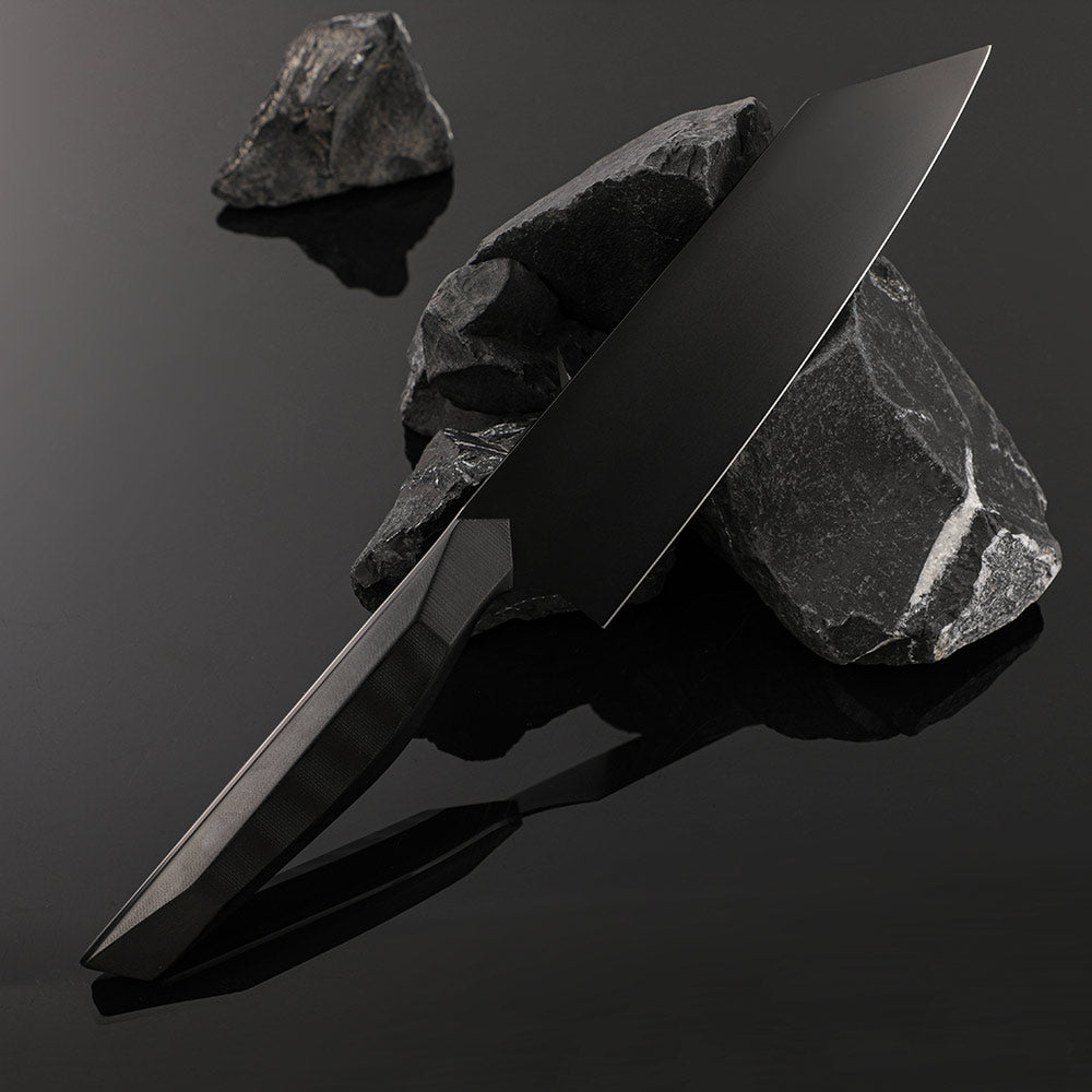 Professional Bunka Knife, Hikari – Stainless Steel Blade with Titanium Coating, G10 Handle for General Purpose - Hikari