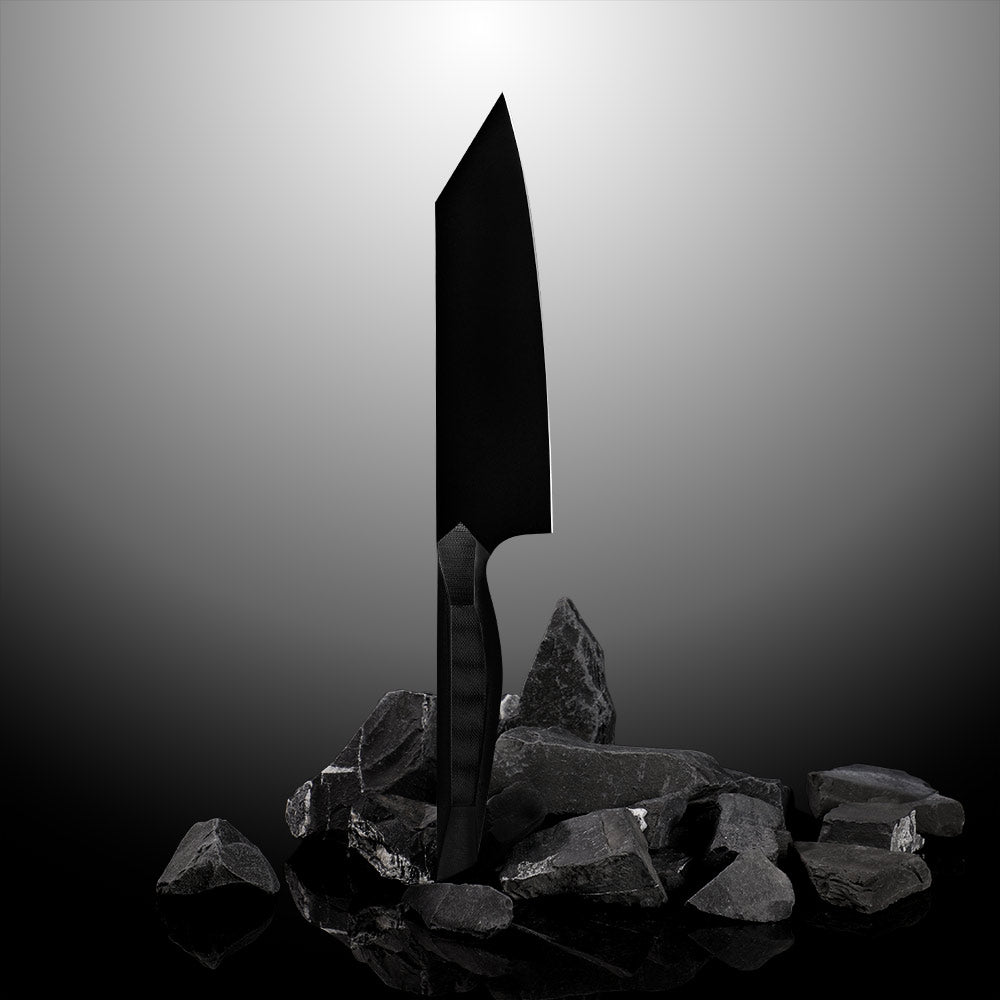 Profesionální nůž Bunka, Hikari - čepel z nerezové oceli s titanovým povrchem, rukojeť z G10 pro všeobecné použití - Hikari