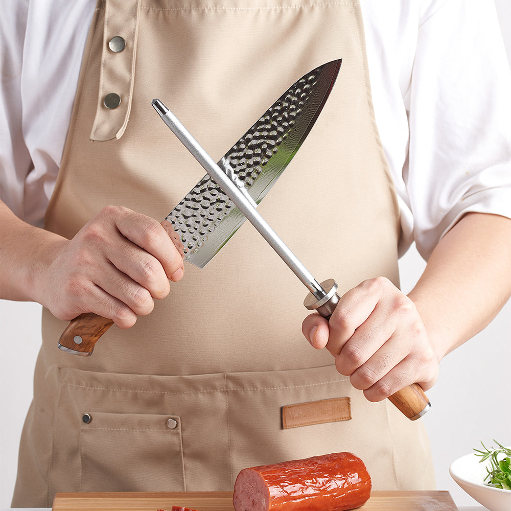 Ocel na broušení nožů Hikari - vysoce uhlíková diamantem potažená brusná tyč - Hikari