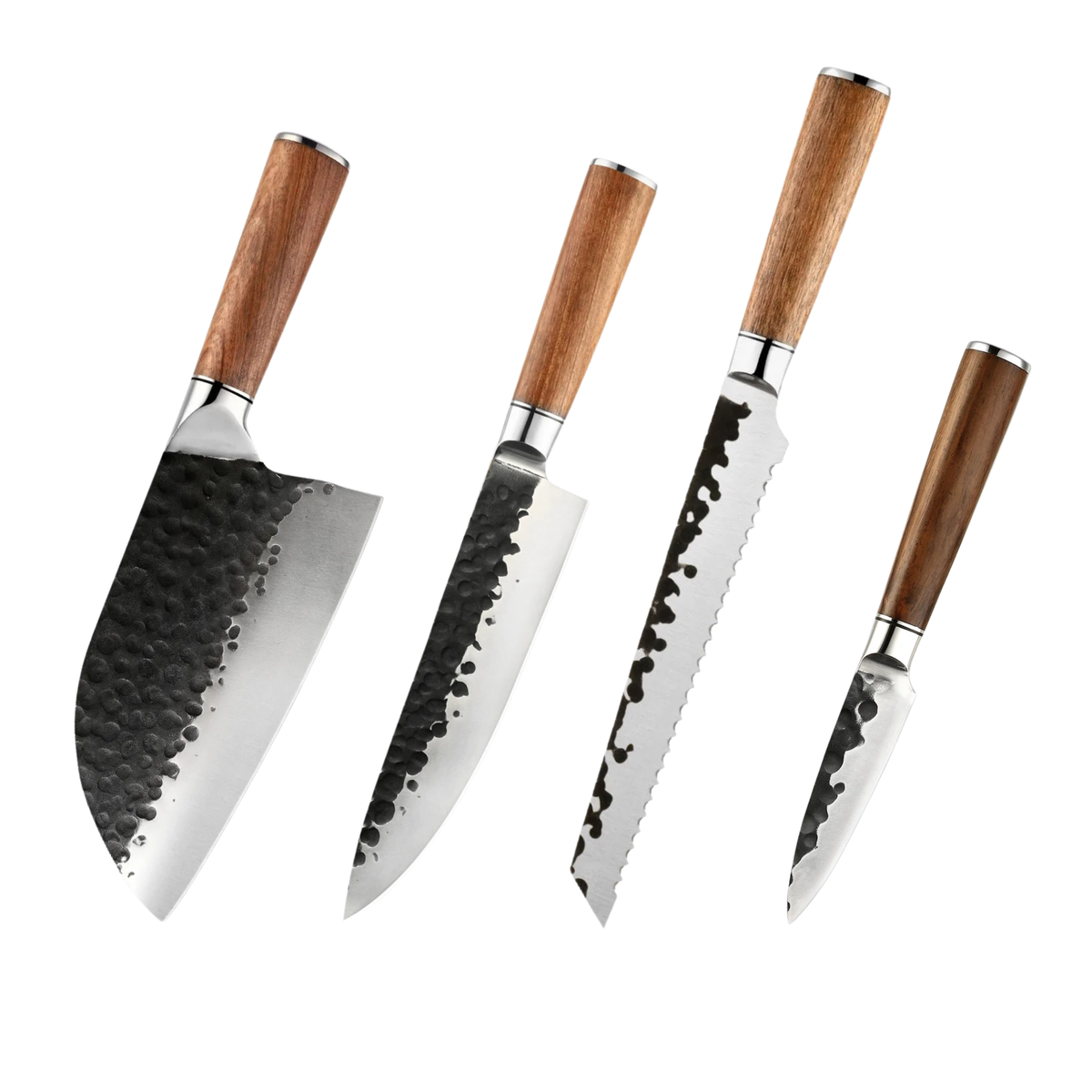 Sada nožů Hikari z nerezové oceli s vysokým obsahem uhlíku a rukojeťmi z palisandru H239